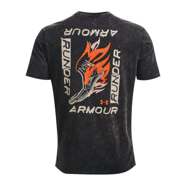 Under Armour Destroy All Miles II Short Sleeve Men's Running Tee - Black - Image 2