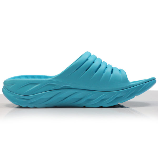 Hoka One One Ora Unisex Recovery Slide - Scuba Blue/Bellwether Blue - Image 2