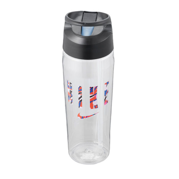 Nike Hypercharge Straw Water Bottle - Clear/Pink/Multi