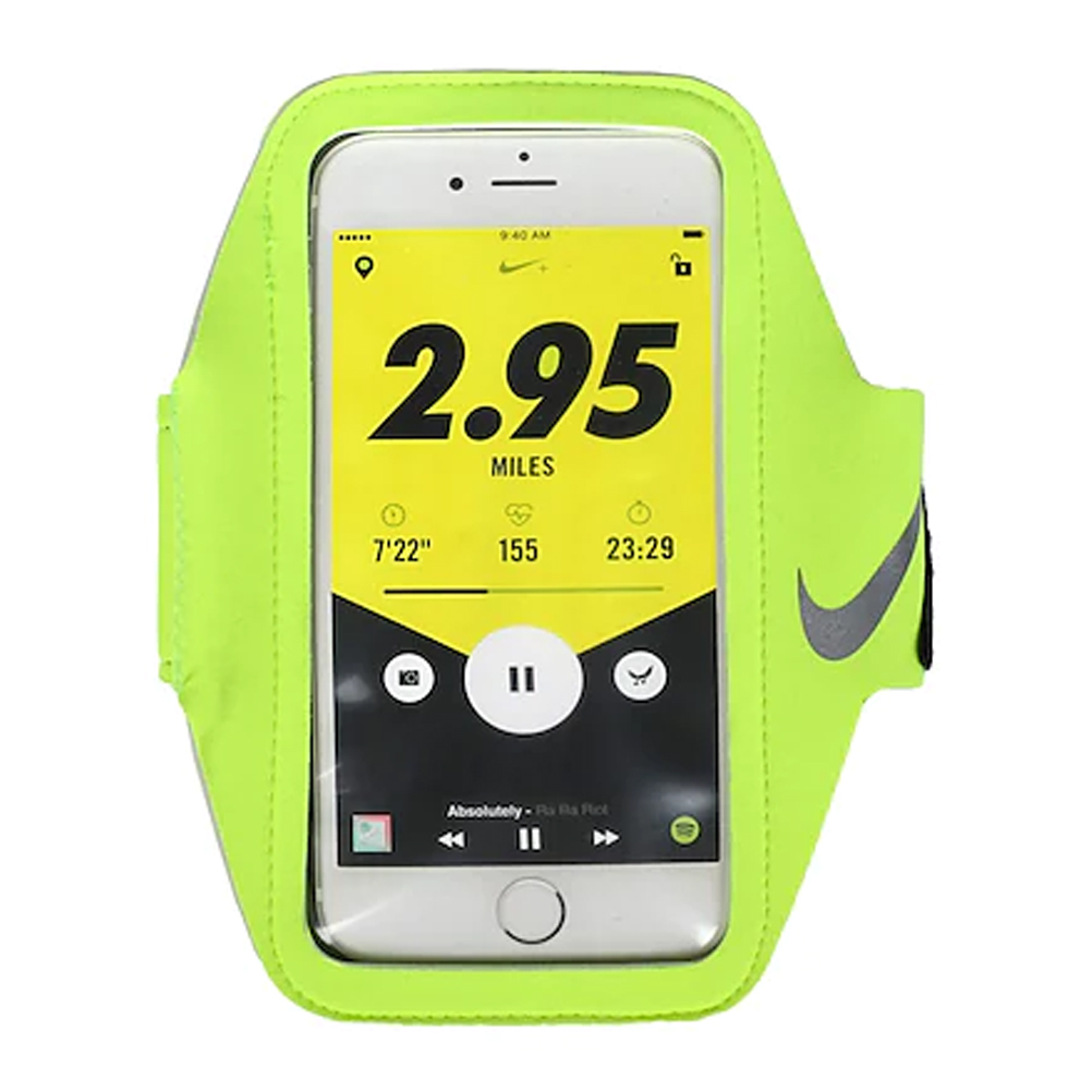 Lean Armband Plus - Volt/Black/Silver | The Running Outlet