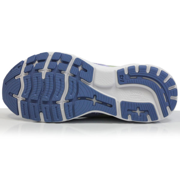 Brooks Ghost 14 Women's Running Shoe - Purple Impression/Dutch/Lime - Image 3