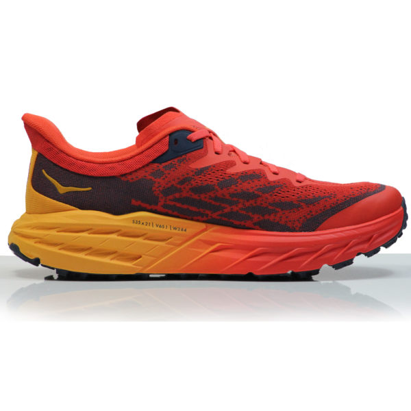 Hoka One One Speedgoat 5 Men's Trail Shoe - Fiesta/Radiant Yellow - Image 2