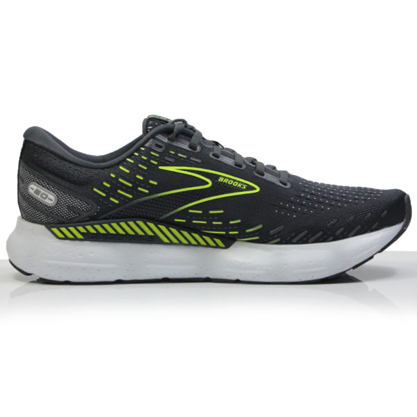 Brooks Glycerin GTS 20 Men's Running Shoe - Ebony/White/Nightlife - Image 2
