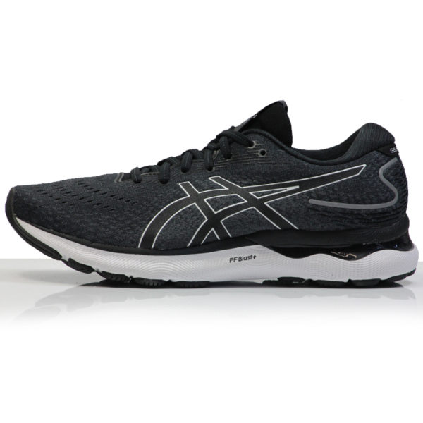 Asics Gel Nimbus 24 Men's Running Shoe - Black/White