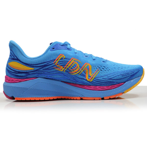 New Balance 860v12 London Edition Men's Running Shoe - Vibrant Sky/Vibrant Apricot - Image 2