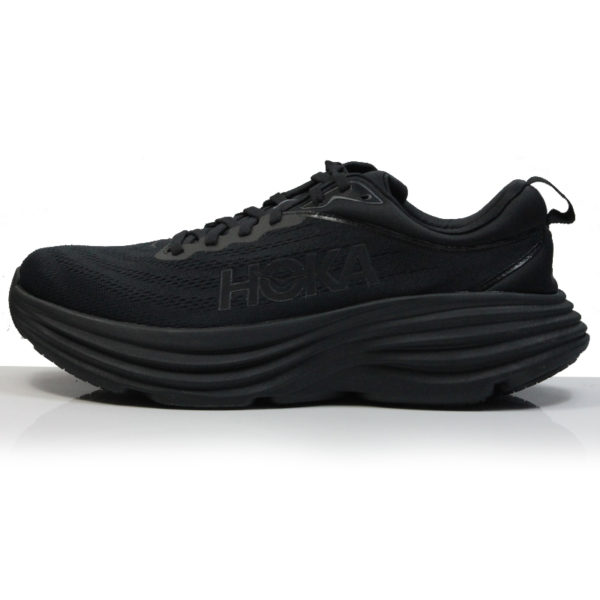 Hoka One One Bondi 8 Men's Running Shoe black side