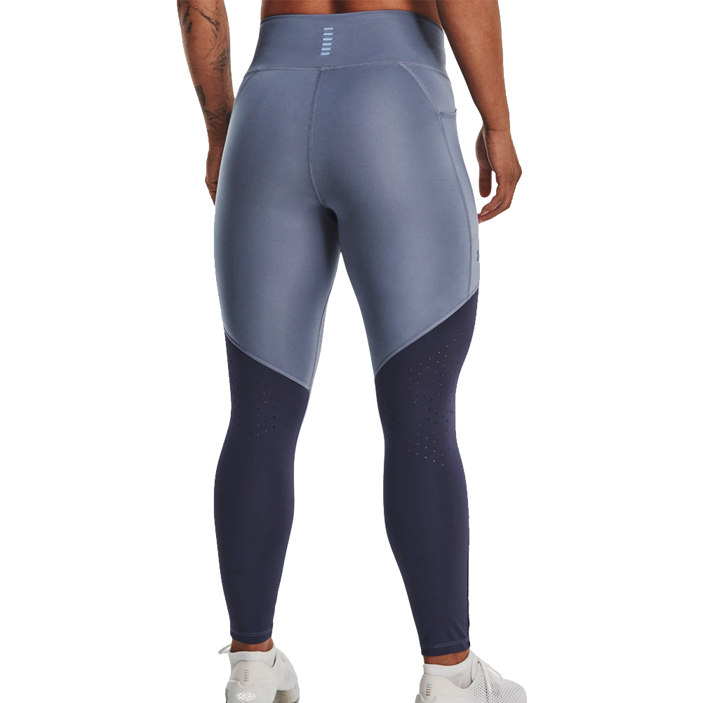 Under Armour Women's Gray Blue Heat Gear Compression Cropped Leggings Size  XS