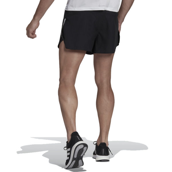 adidas Fast Split Men's Running Short - Black - Image 2