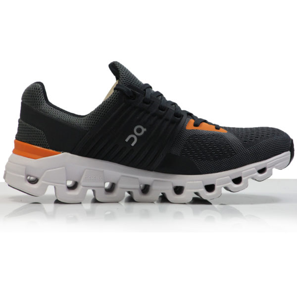 On Cloudswift Men's Running Shoe - Rock/Turmeric - Image 2