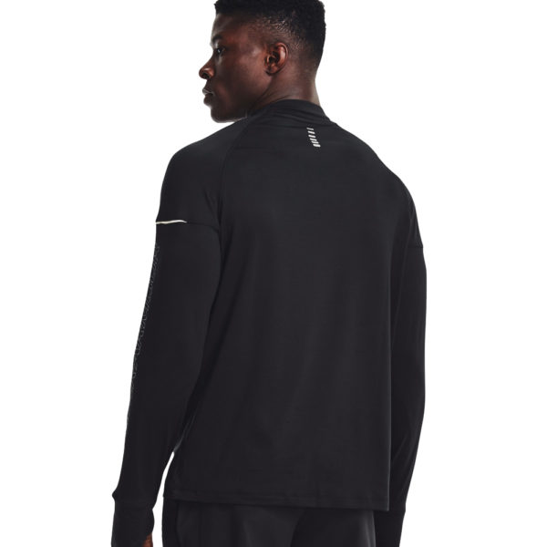 Under Armour OutRun The Cold Long Sleeve Men's Running Top - Black/Reflective - Image 2