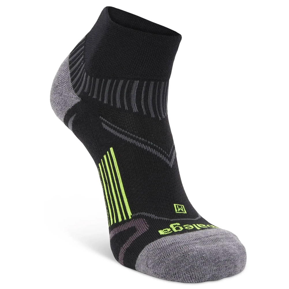 Balega Enduro Quarter Running Sock - Black | The Running Outlet