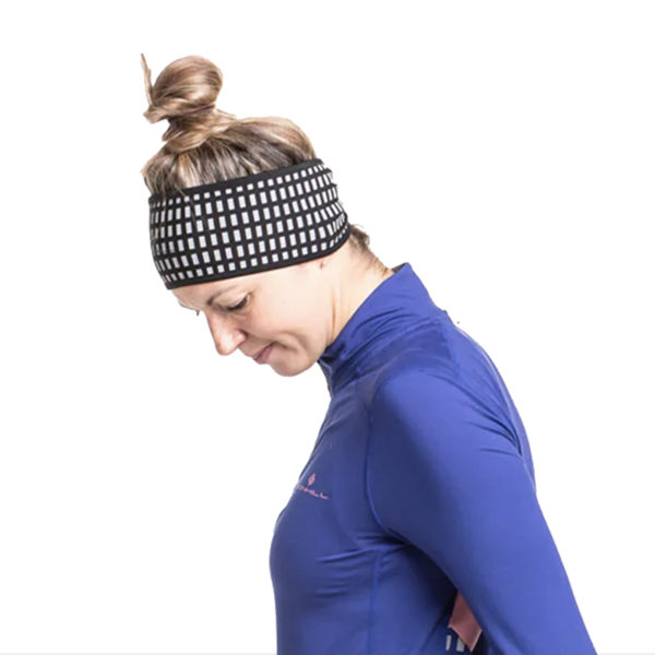 Ronhill Afterhours Headband - Black/Reflect - Image 3