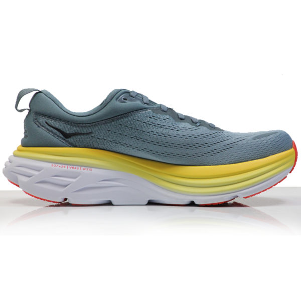 Hoka One One Bondi 8 Men's Running Shoe - Goblin Blue/Mountain Spring - Image 2