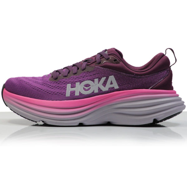 Hoka One One Bondi 8 Women's Running Shoe - Beauty Berry/Grape Wine