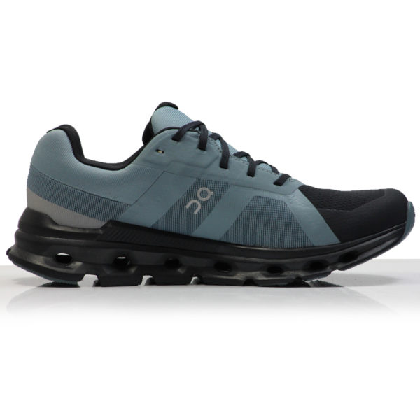 On Cloudrunner Waterproof Men's Running Shoe - Black/Tide - Image 2