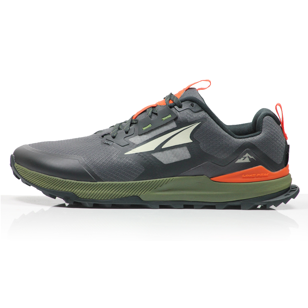 Altra Lone Peak 7 Men's Trail Shoe - Black/Gray | The Running Outlet