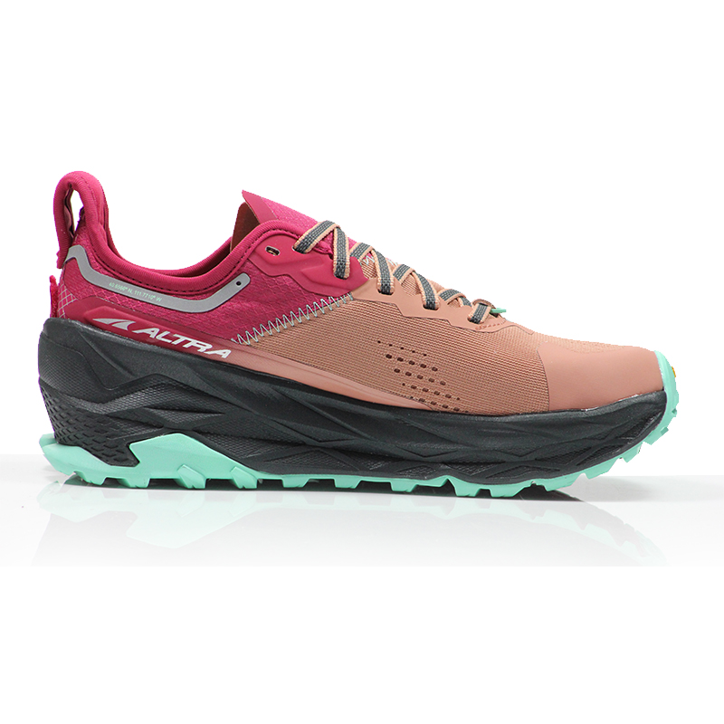 Altra Olympus 5 Women's Trail Shoe - Brown/Red | The Running Outlet