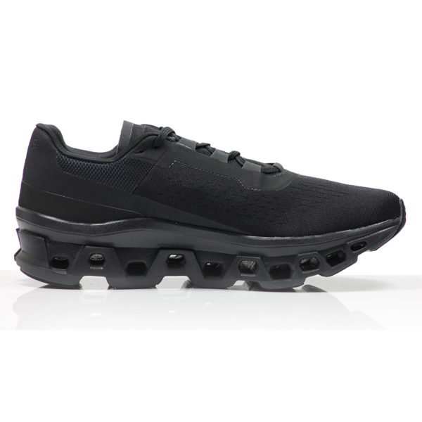 On CloudMonster Men's Running Shoe - All Black - Image 2