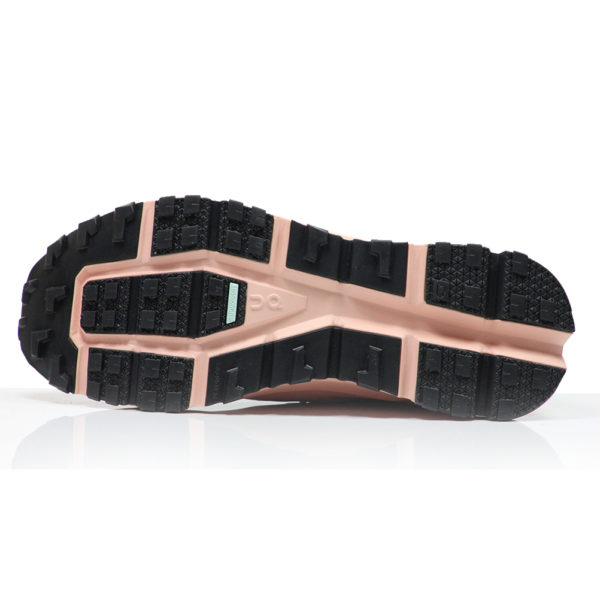 On CloudUltra Women's Trail rose sole