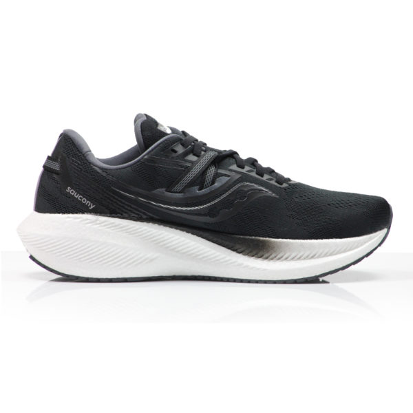 Saucony Triumph 20 Men's Running Shoe - Black/White - Image 2
