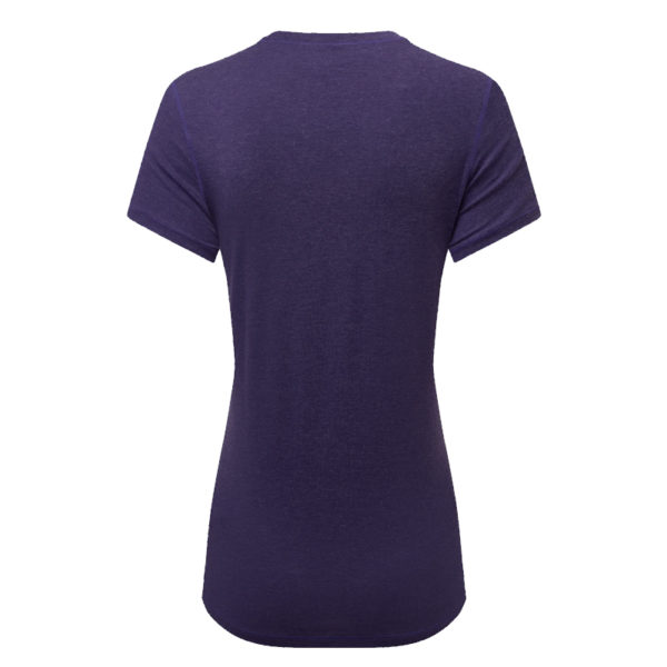 Ronhill Life Tencel Short Sleeve Women's Running Tee - Ultraviolet Marl - Image 2