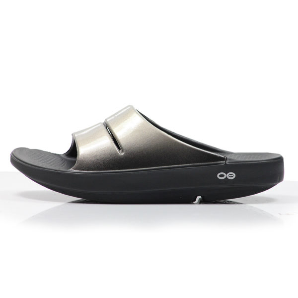 OOfos Women's OOahh Luxe Recovery Slide - Latte