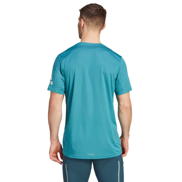 adidas Run It Short Sleeve Men's Running Tee fusion back