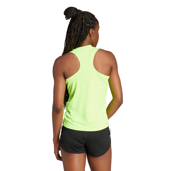 adidas Run It Women's Tank - Lucid Lemon - Image 2