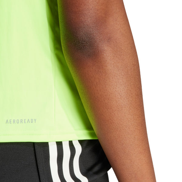 adidas Run It Women's Tank - Lucid Lemon - Image 4