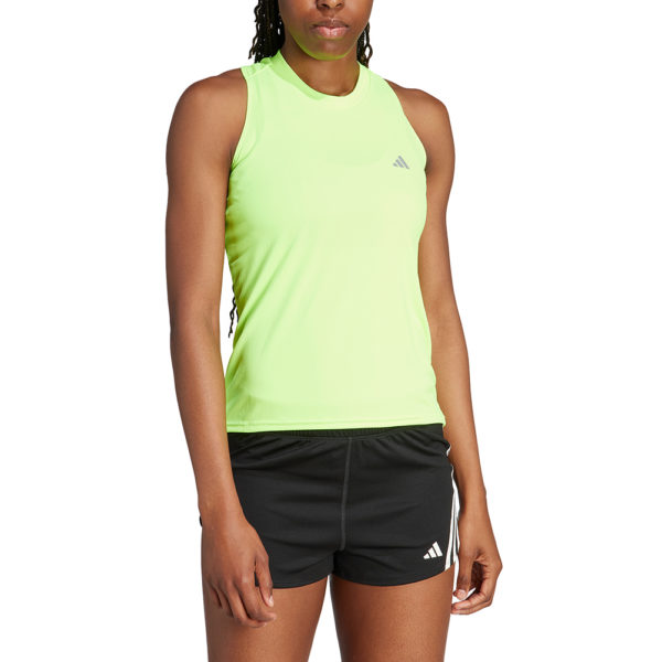 adidas Run It Women's Tank lucid lemon front