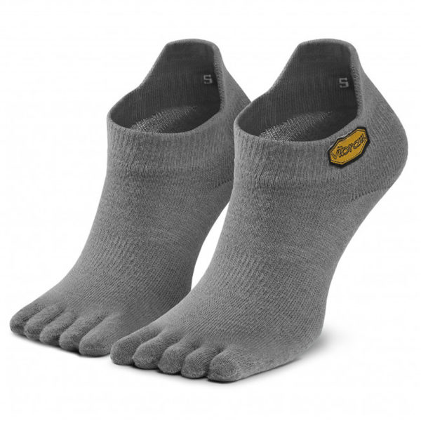 Vibram Five Toe Athletic No Show Sock - Dark Grey