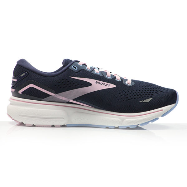 Brooks Ghost 15 Women's Running Shoe - Peacoat/Pink/Open Air - Image 2