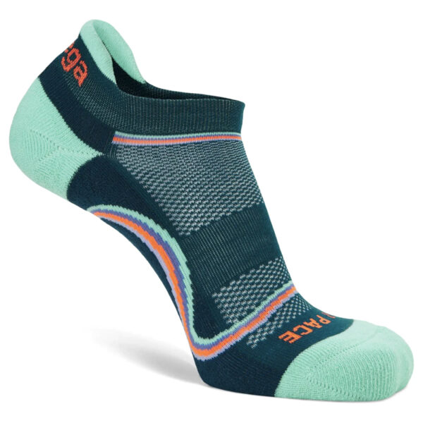 Balega Grit & Grace Your Race Your Pace No-Show Running Sock - Teal - Image 4