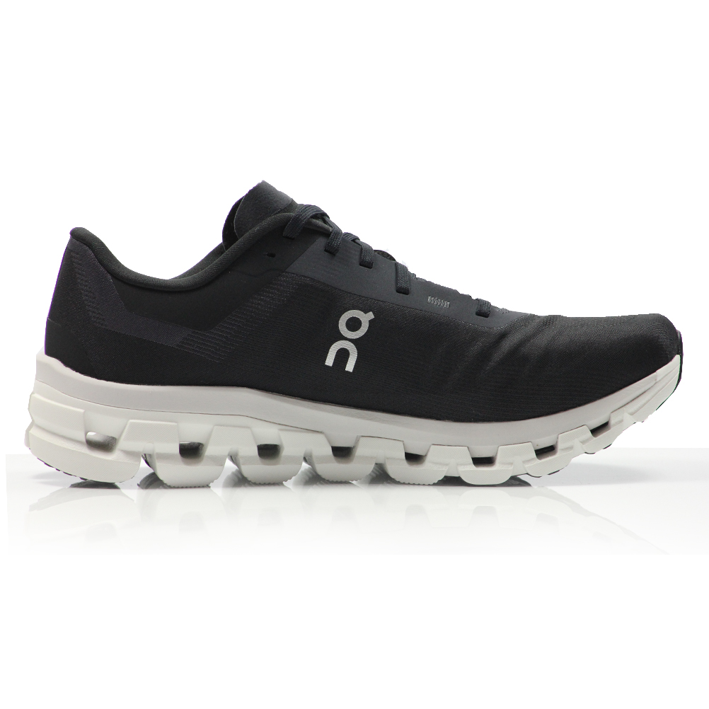 On Cloudflow 4 Men's Running Shoe - Black/White | The Running Outlet