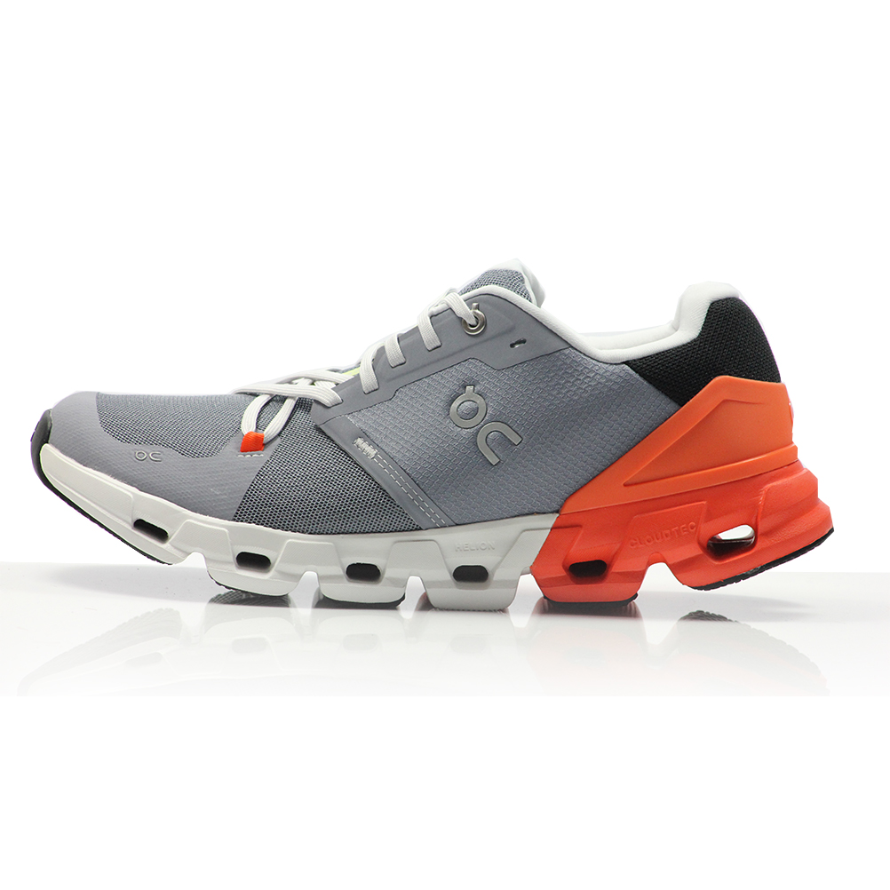 On Cloudflyer 4 Men's Running Shoe - Fossil/Flame | The Running Outlet