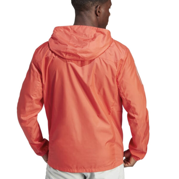 Adidas Own The Run Men's Running Jacket red back
