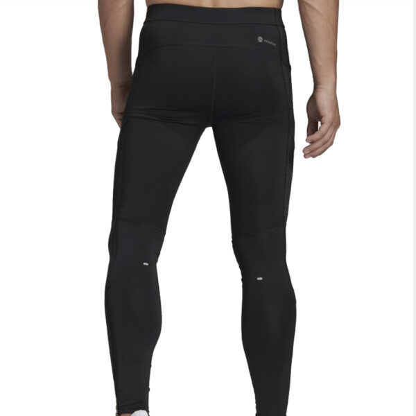 Adidas Own The Run Men's Long Running Tight - Black - Image 3