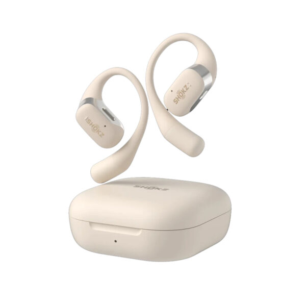 Shokz Open Fit Wireless Earbuds - Beige - Image 2
