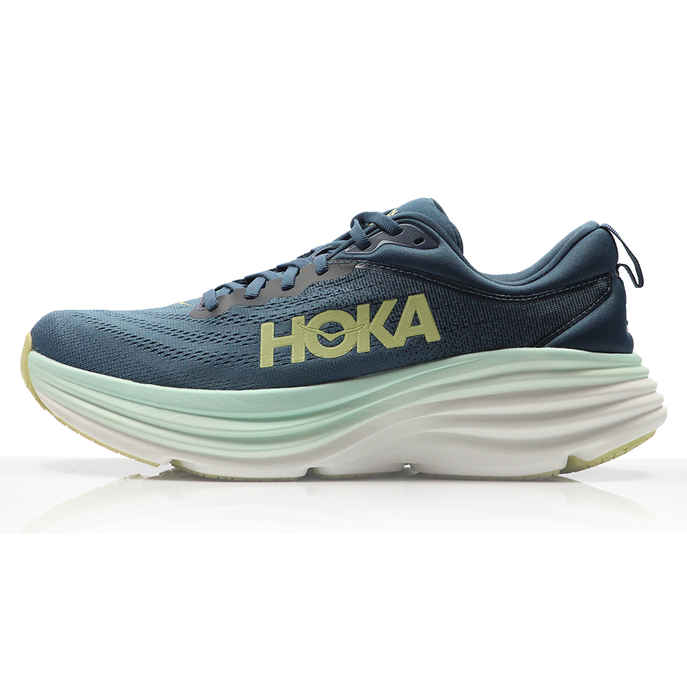 Hoka Bondi 8 Running Shoes - Mens, Black / White, 12D, — Mens Shoe