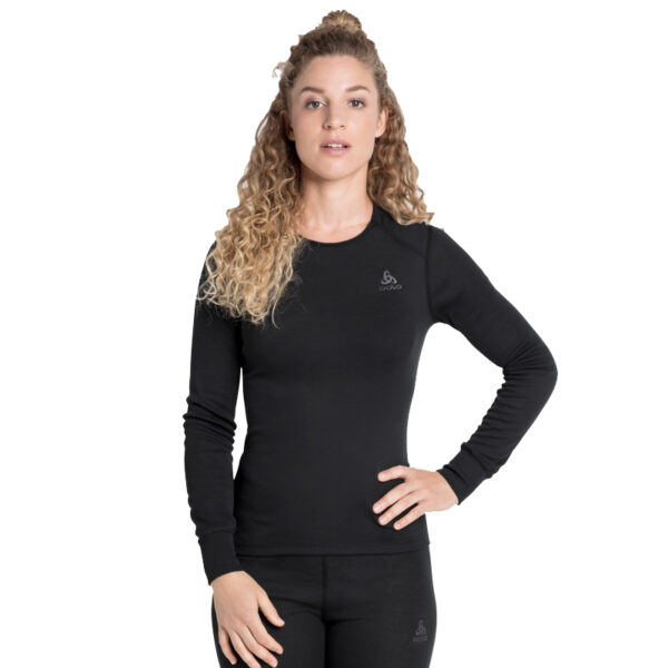 Odlo Active Warm Long Sleeve Women's Base Layer Model Front