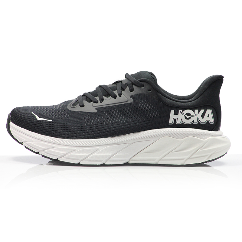 Hoka One One Arahi 7 Men's 2E Wide Fit Running Shoe - Black/White | The ...