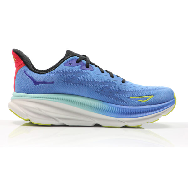Hoka One One Clifton 9 Men's Running Shoe - Virtual Blue/Cerise - Image 2