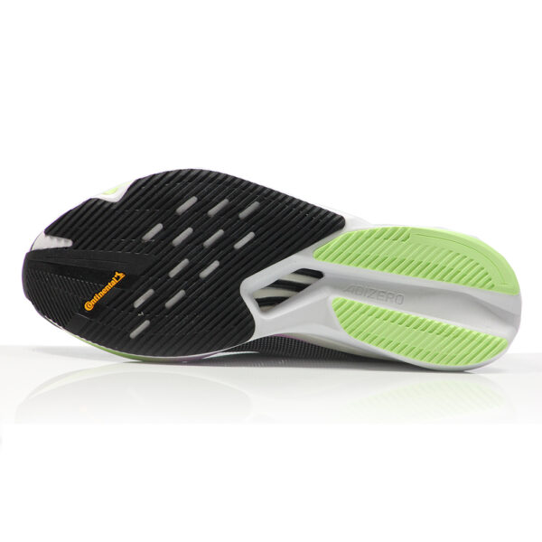 adidas Adizero Boston 12 Men's Running Shoe - Aurora Black/Zero Met/Green Spark - Image 3