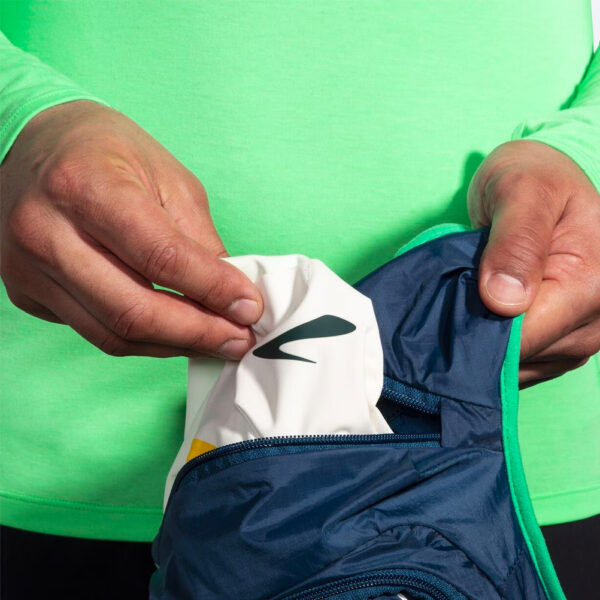 Brooks High Point Waterproof Men's Running Jacket - Glacier Green/Ecru/Lemon - Image 6