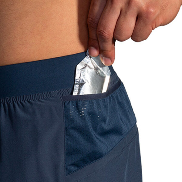 Brooks Sherpa 7inch 2in1 Men's Running Short - Blue Slate - Image 8