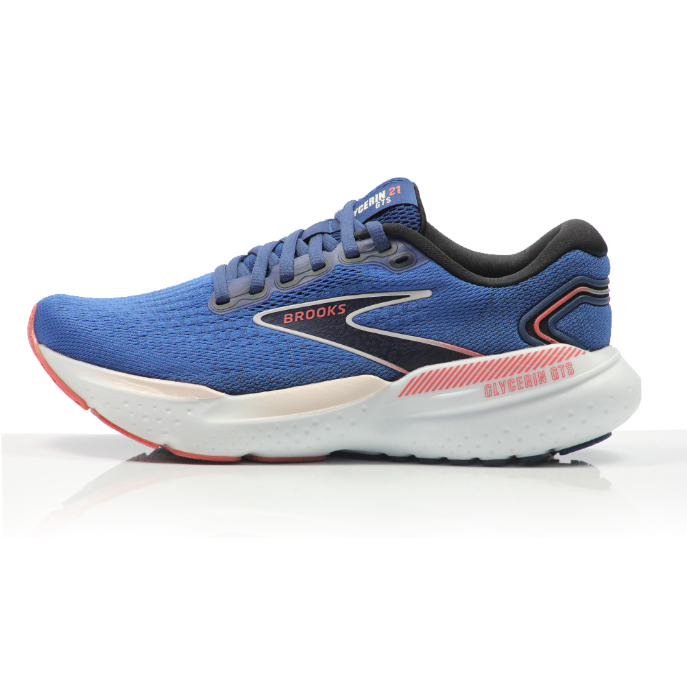 Brooks Glycerin GTS 21 Women's Running Shoe - Blue/Icy Pink/Rose | The ...