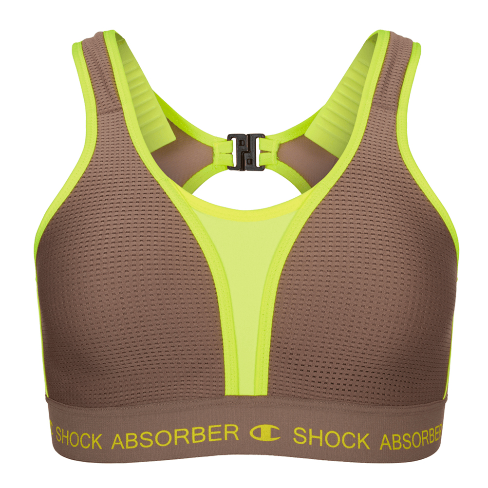 Shock Absorber Yellow Sports Bras for Women