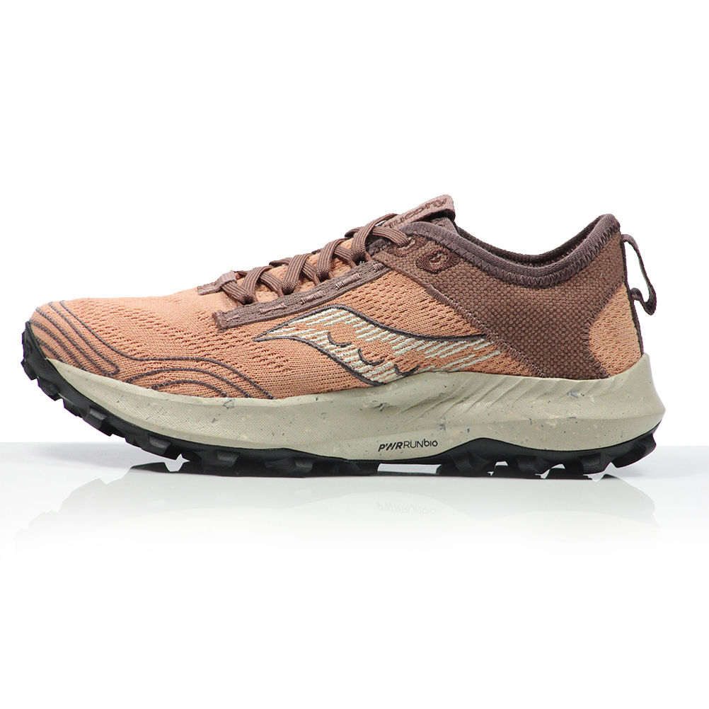 Saucony Peregrine 14 RFG Women's Trail Shoe - Clove/Cacao | The Running ...