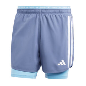 Adidas Own The Run 3 Stripes 2in1 Men's Running Short ink front