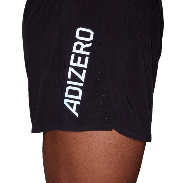 adidas Adizero Men's Split Running Short - Black - Image 4
